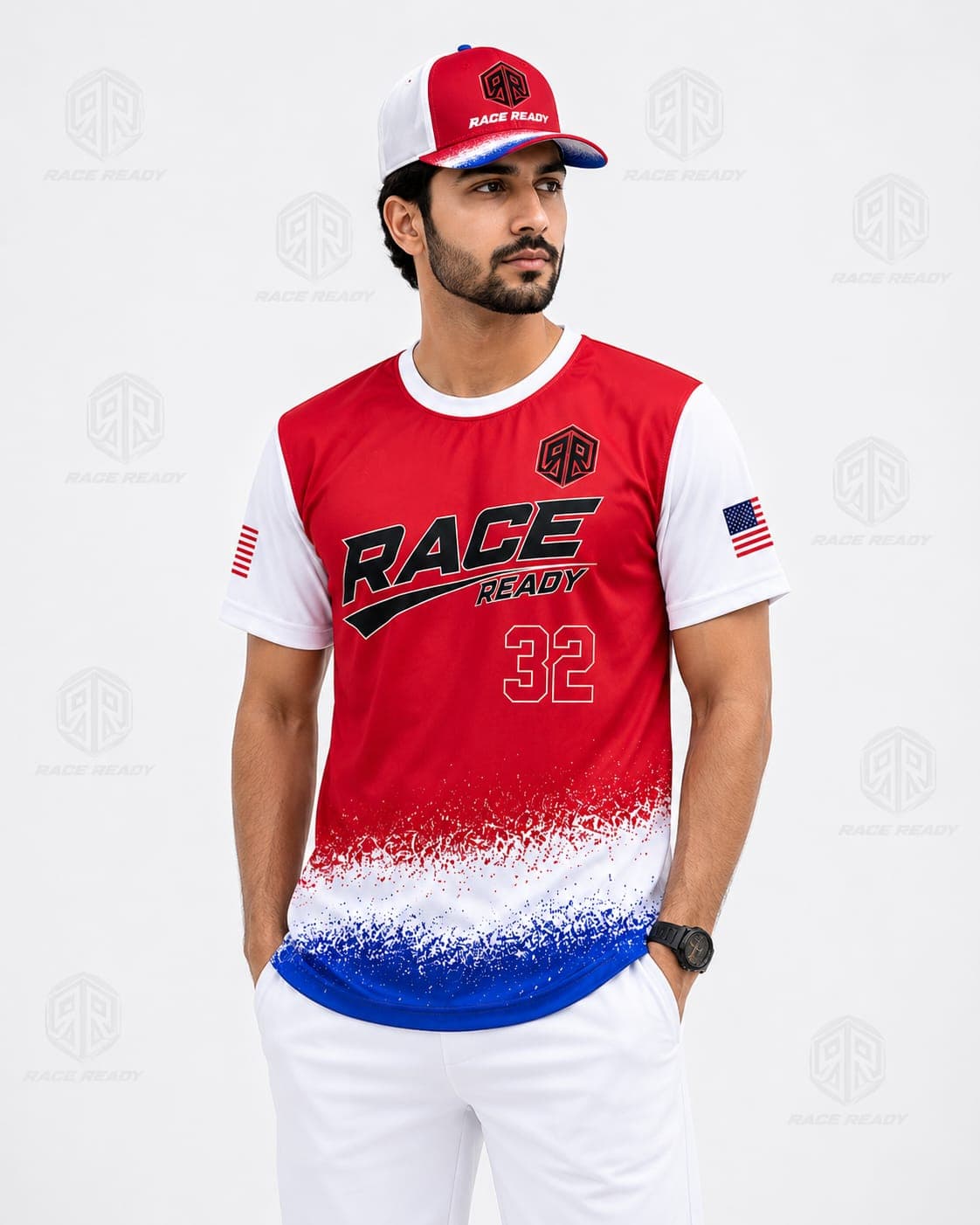 Custom Sports Jersey and Matching Cap Set | Teamwear Manufacturer