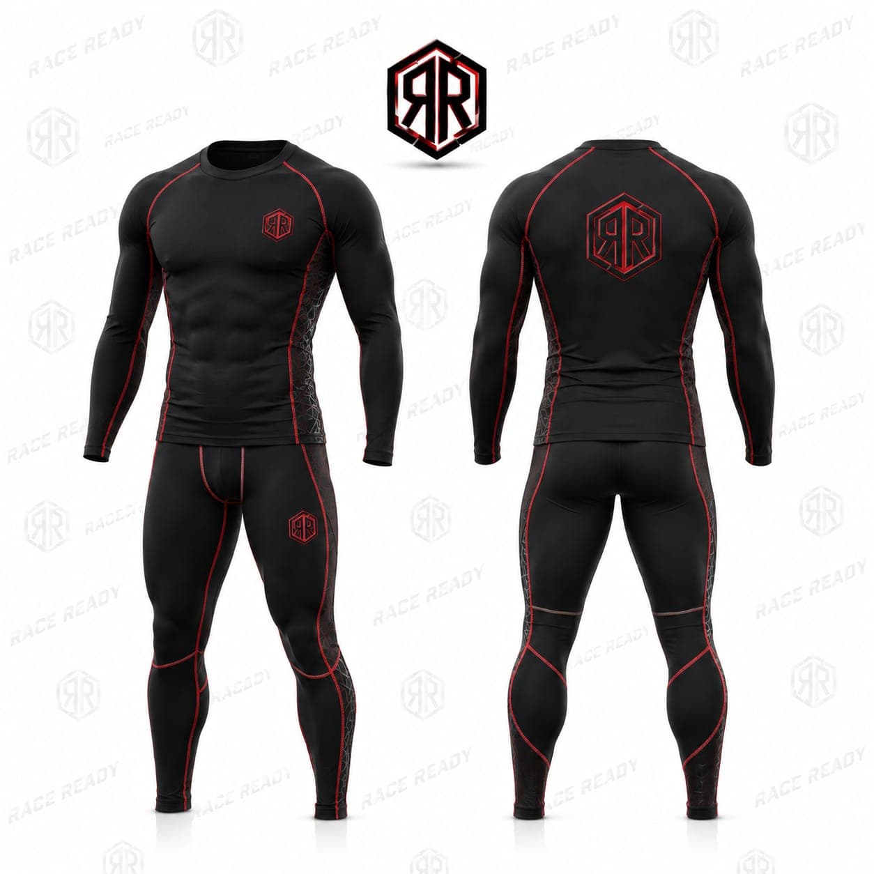 Custom compression fitness wear and activewear manufactured by Race Ready Industry