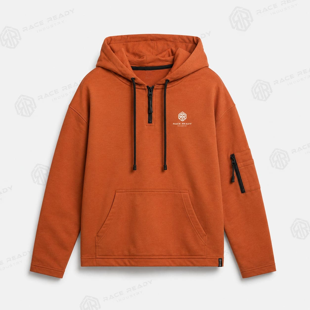 Premium Men's Half Zip Pullover Hoodie Casual Streetwear Sweatshirt