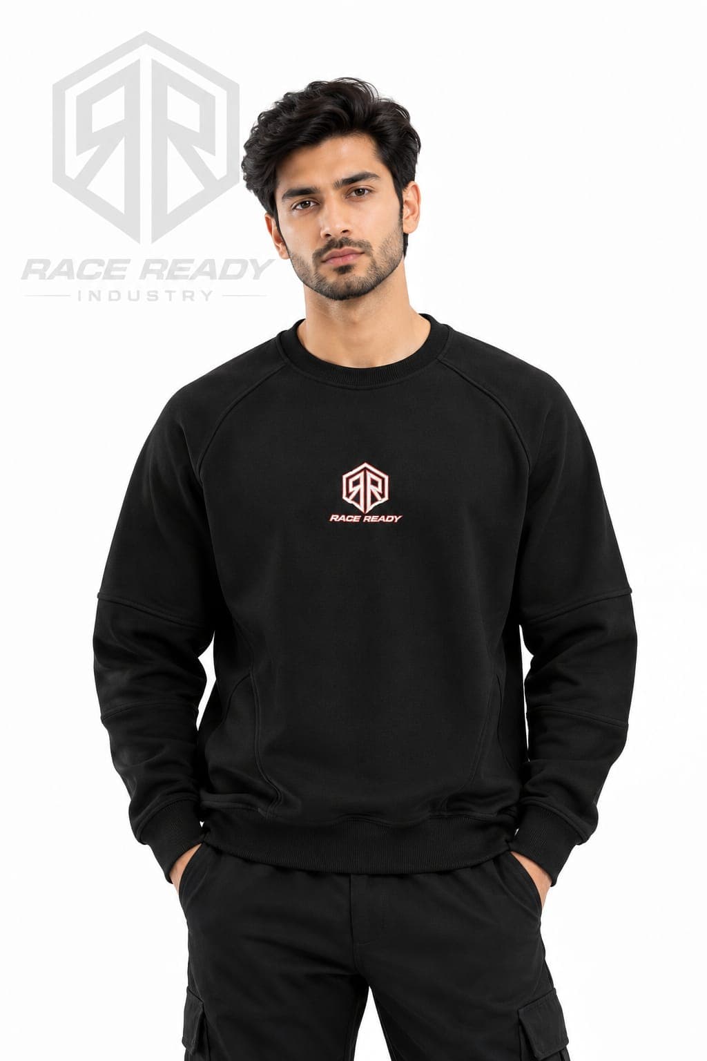 Premium Custom Crewneck Sweatshirt Heavyweight Fleece Pullover
